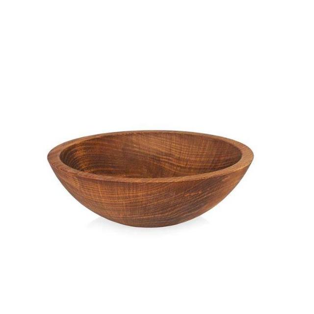 HG Wood Bowl, 8" Natural Dark Walnut
