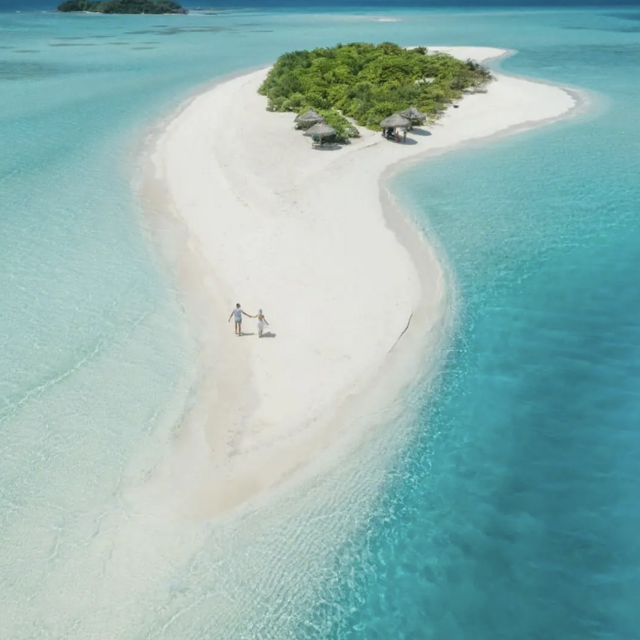 Private Picnic on a SandBank - Maldives