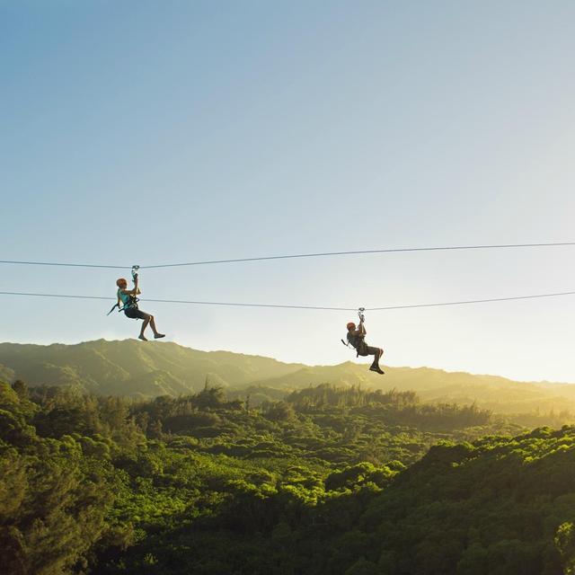 Zip Linning for Two