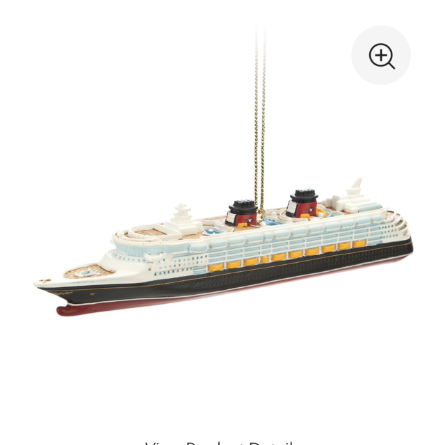 Disney Magic Ornament - Disney Cruise Line