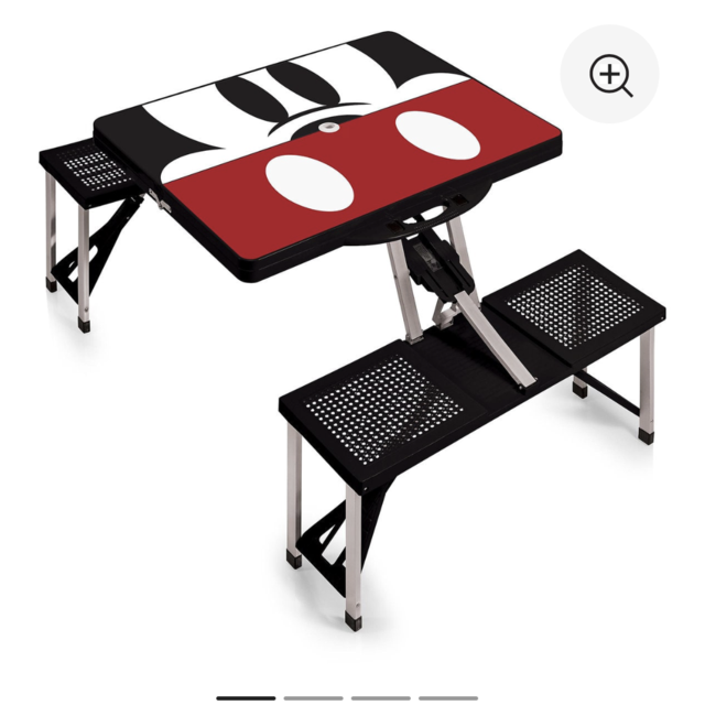 Mickey Mouse Picnic Table with Seats