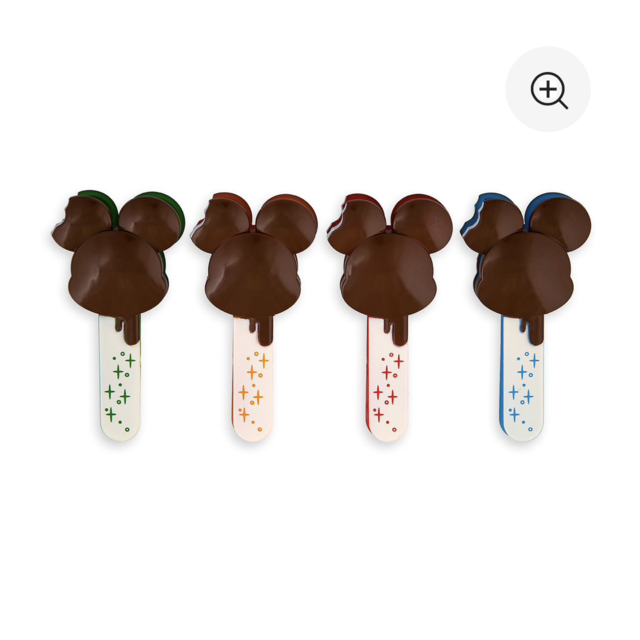Mickey Mouse Ice Cream Bar Food Bag Clips