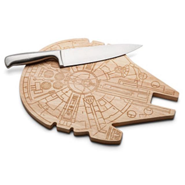 Star Wars Millennium Falcon Wooden Cutting Board