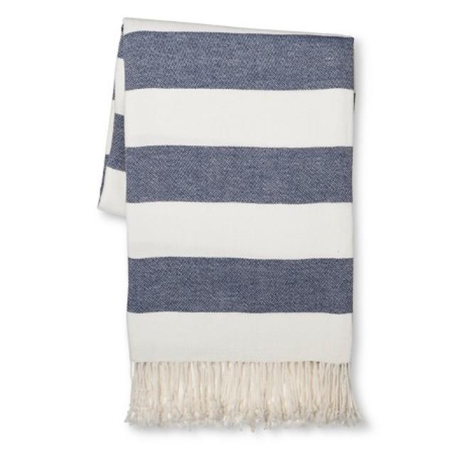 Threshold™ Stripe Throw - Navy