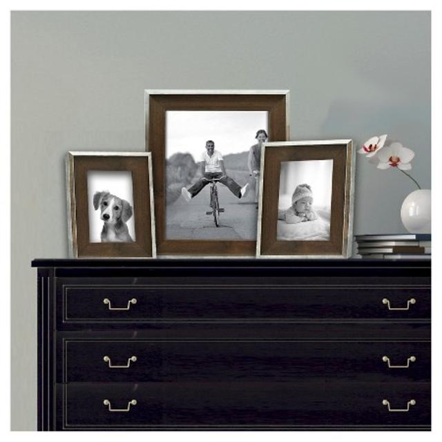 5" x 7" Espresso with Silver Border Frame - Threshold™
