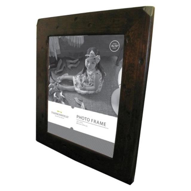 8"x10" Frame Candlenut Distressed - Threshold™