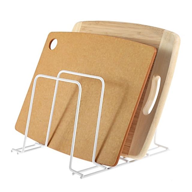 SALT Cabinet Bakeware Storage Rack in White