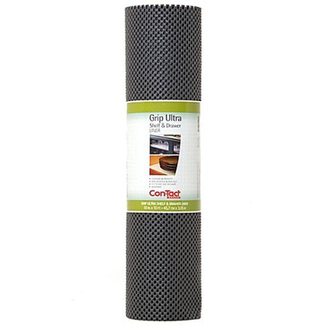 Con-Tact® Grip 18-Inch x 10-Foot Ultra Shelf and Drawer Liner in Graphite