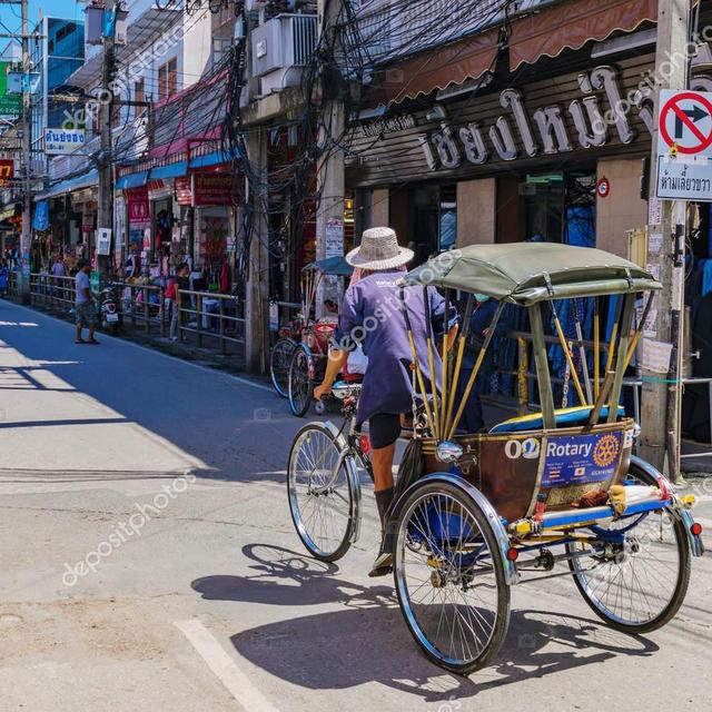 Rickshaw ride in Chang Mai