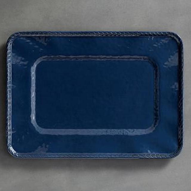 Rope Melamine Rectangular Platter