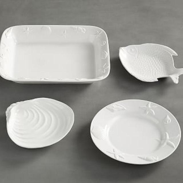Seashore Deep Dish Serving Platter