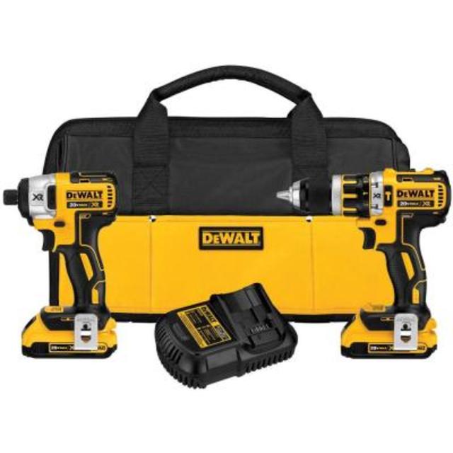 DeWalt 20-Volt Max Lithium-Ion Cordless Brushless Combo Kit (2-Tool)