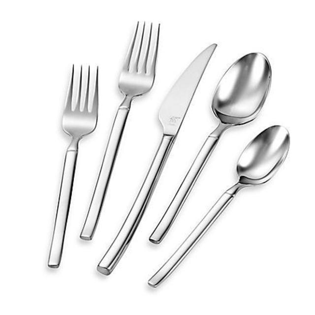 J.A. Henckels Premier Series Opus 45-Piece Stainless Steel Flatware Set, Service for 8