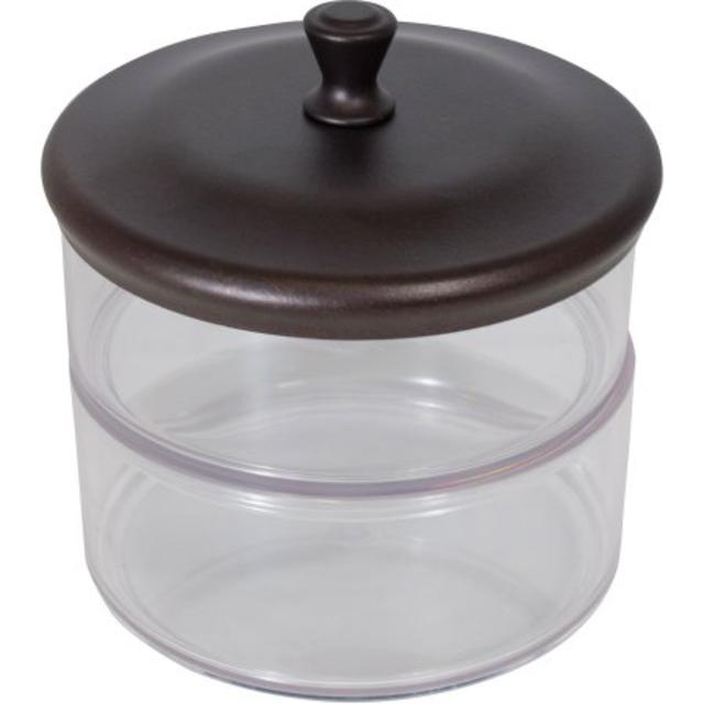 Better Homes and Gardens Marilyn Double Stacking Bathroom Storage Canister