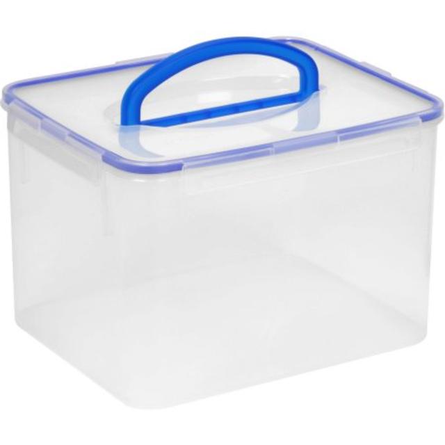 Snapware Airtight Plastic 29-Cup Food Storage Container w/ Large Handle, 4-Pack
