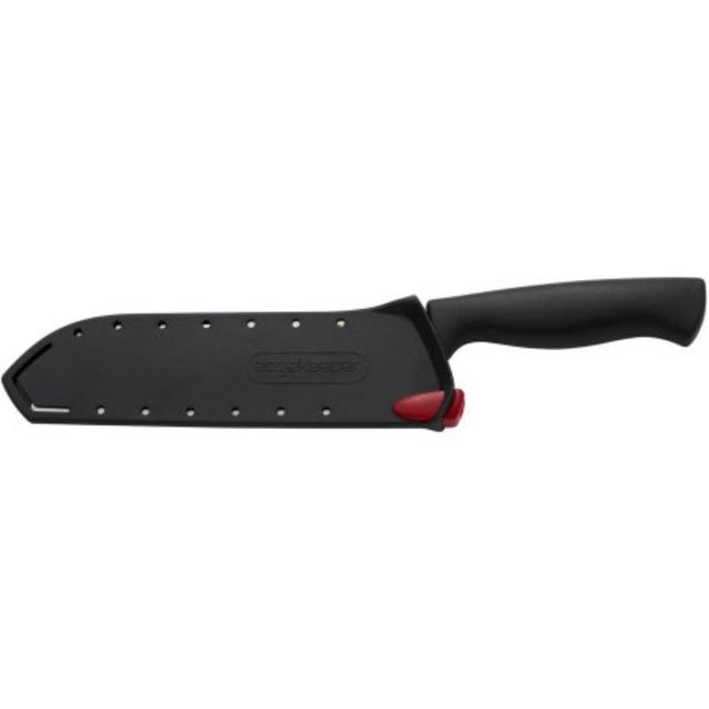 Farberware Edgekeeper 7" Santoku with Self-Sharpening Sheath