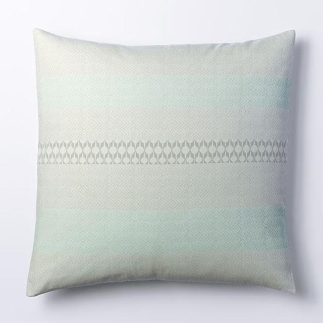 West Elm Woven Zigzag Stripe Euro Sham, Pale Harbor