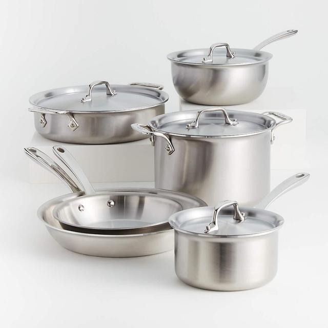 All-Clad D3 Pots and Pans Set from Crate and Barrel