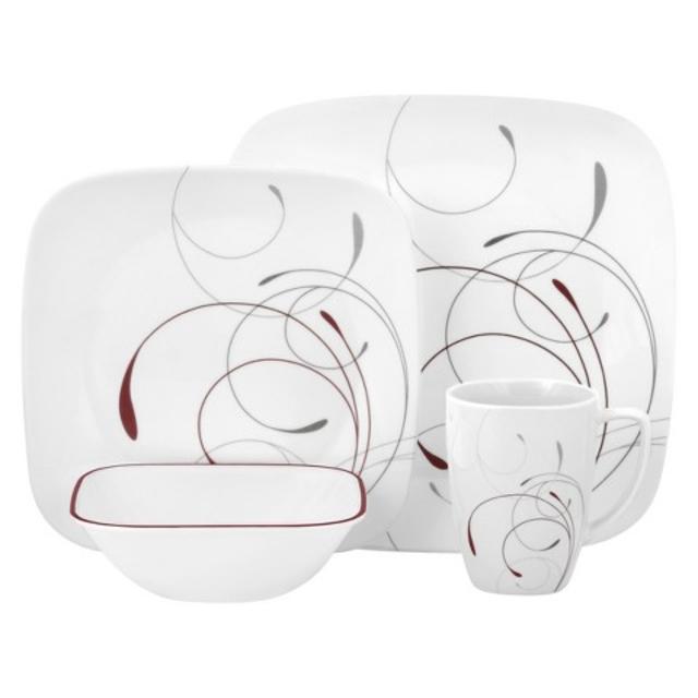 Corelle 16 Piece Dinnerware Set - Splendor Red product details page