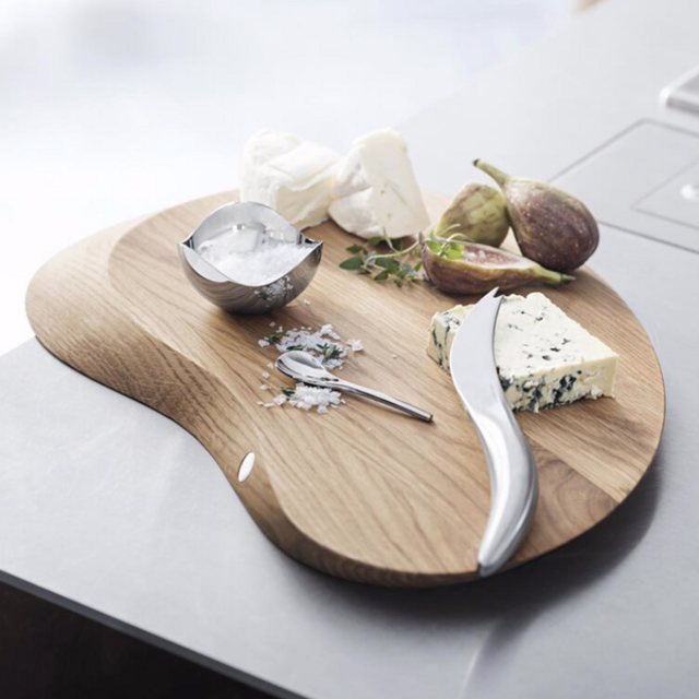 Georg Jensen Forma Serving board - cheese board with all round cheese knife