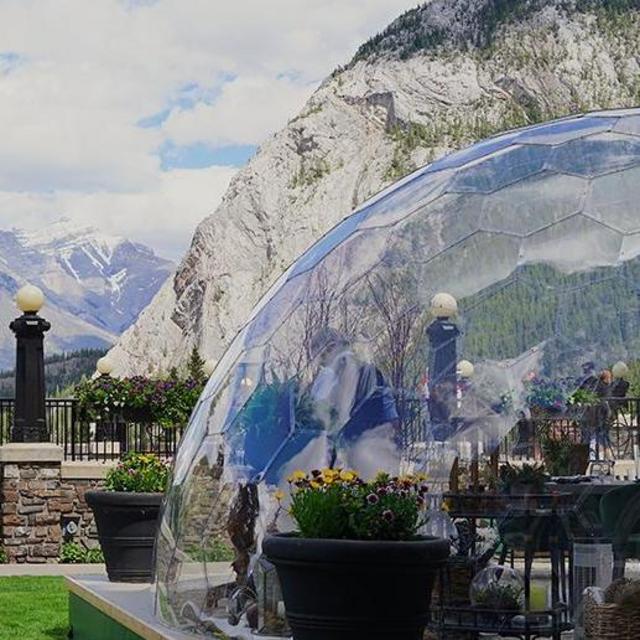 Dinner in the 360 Dome