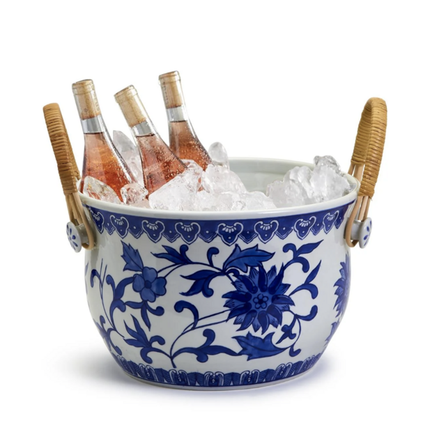 Jansen Home Blue & White Party Bucket