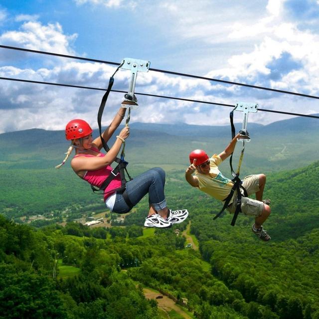 Ziplining for Two