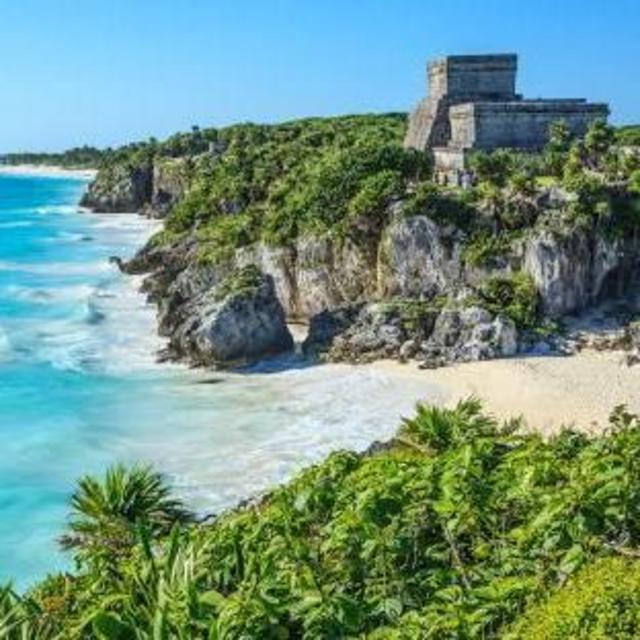 Touring the Tulum Mayan Ruins