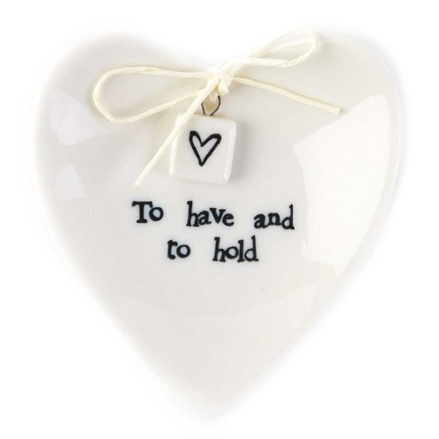 Two's Company® "To Have And To Hold" Heart Ring Dish