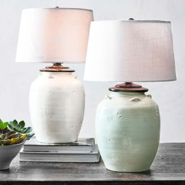 Pottery Barn Courtney Ceramic 22" Table Lamp