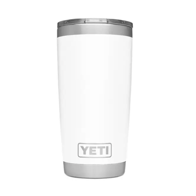 Rambler 20 oz Tumbler with MagSlider Lid in White