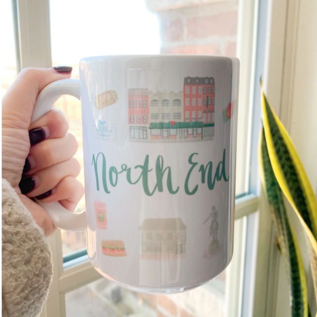 North End Landmark Mug