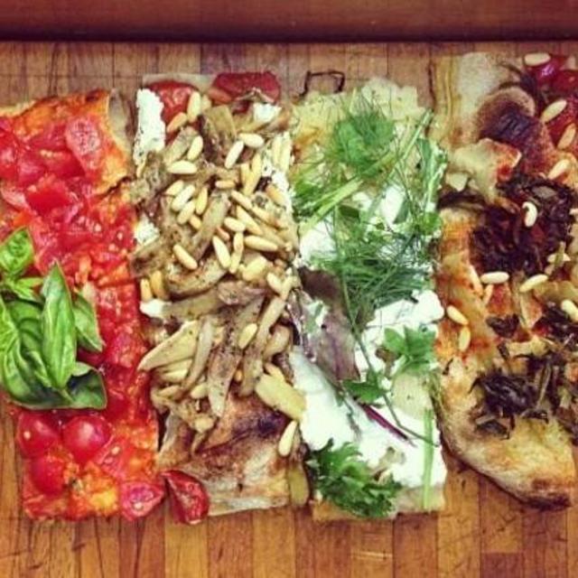 Pizza at Pizzarium near Vatican City