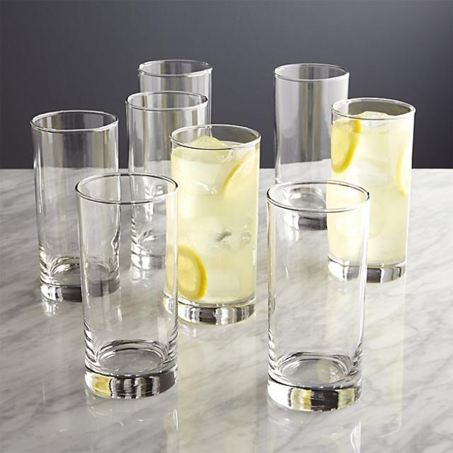 Set of 8 Boxed 16 oz. Highball Glasses