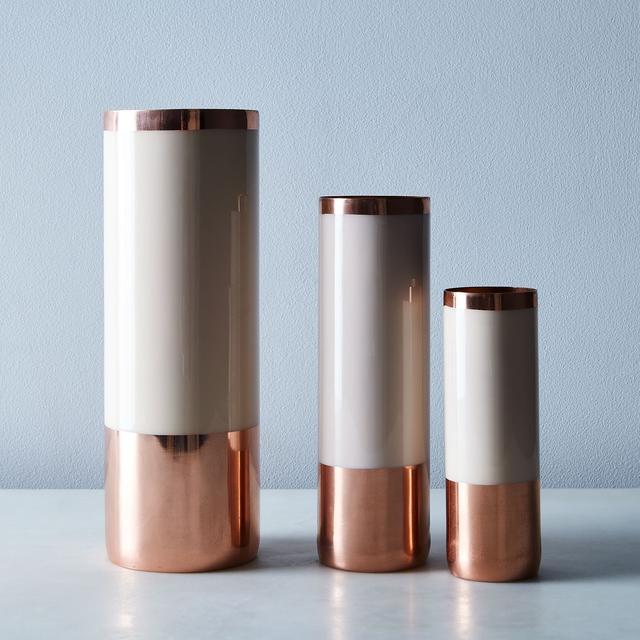Copper & Blush Louise Vases, size medium