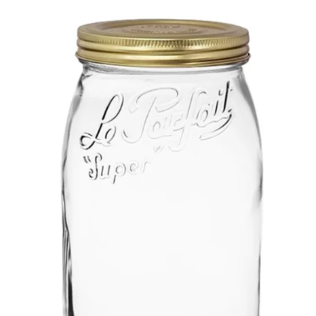 Le Parfait Wide Mouth 4 Piece Canning Jar Set