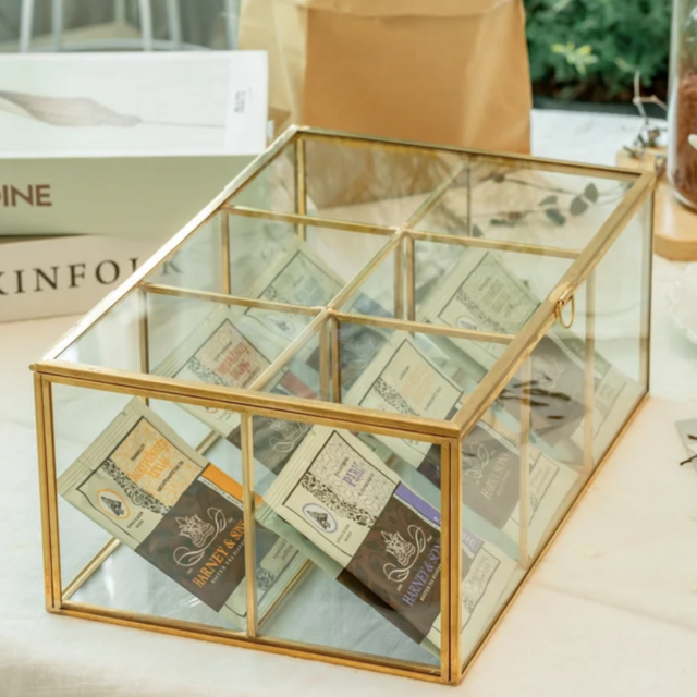 NCYP Box Tea Coffee Bag Storage Organizer Jewelry Counter