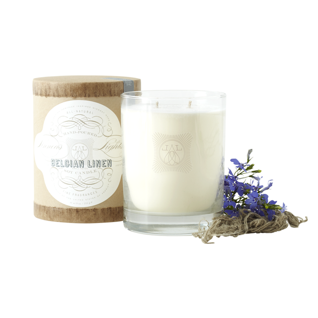 Belgian Linen, 2-wick Candle