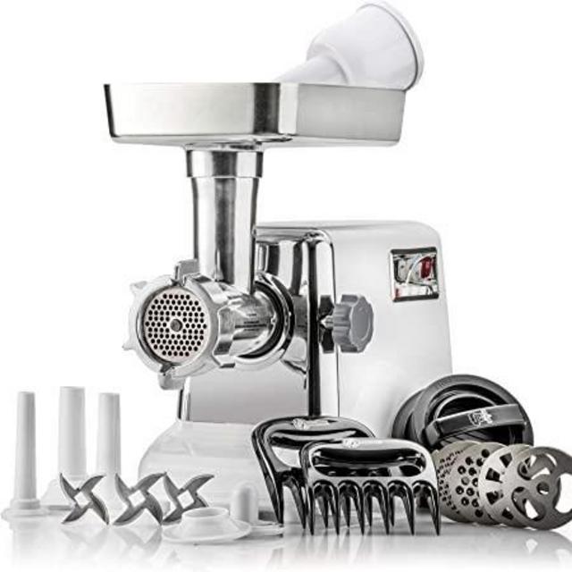 STX International Turboforce 3000 Heavy Duty 5-In-1 Powerful Size #12 Electric Meat Grinder