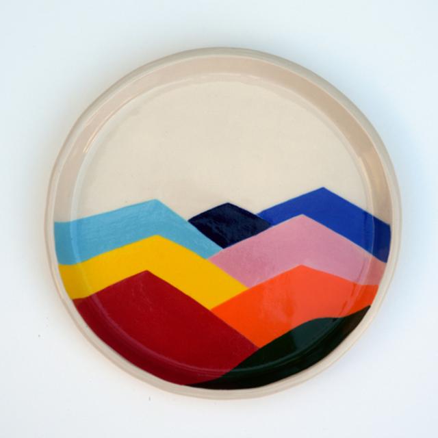 Rainbow Mountain Plate