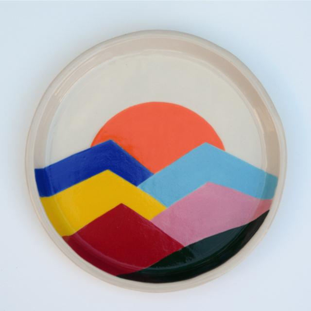 Sunset Mountain Plate