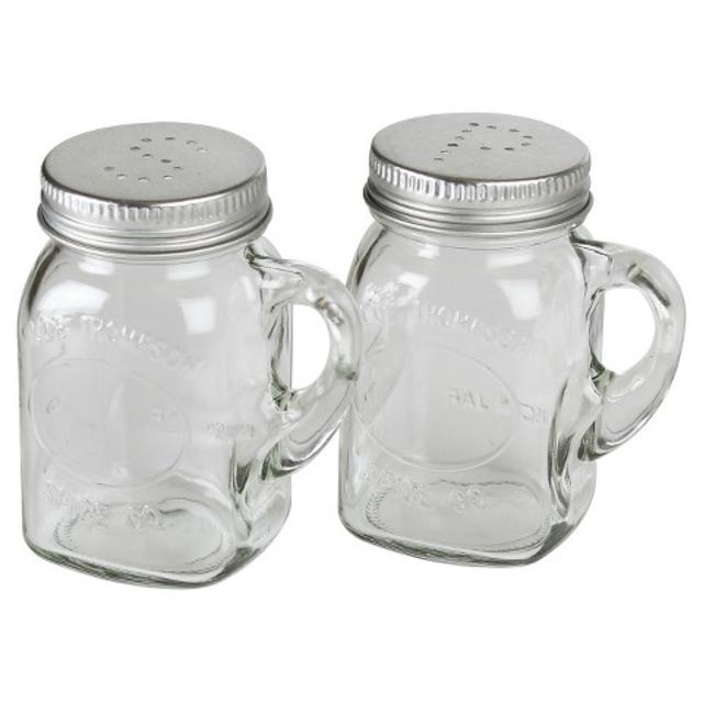 Olde Thompson Mason Jar Salt & Pepper Set product details page