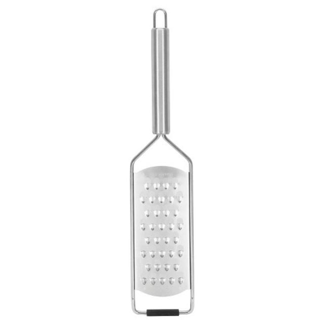 Threshold™ Stainless Steel Contemporary Etched Flat Grater - Light Silver product details page