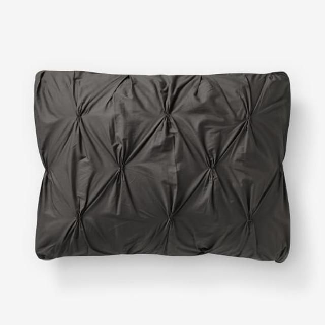 Organic Cotton Pintuck Duvet Cover + Shams
