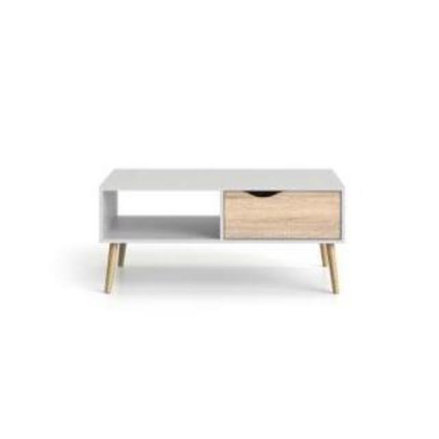 White Coffee Table for Loft