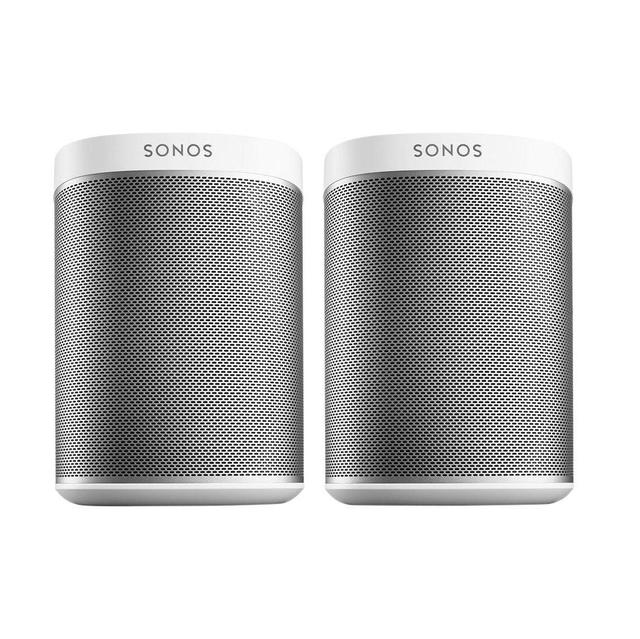SONOS PLAY:1 2-Room Streaming Music Starter Set Bundle (White)