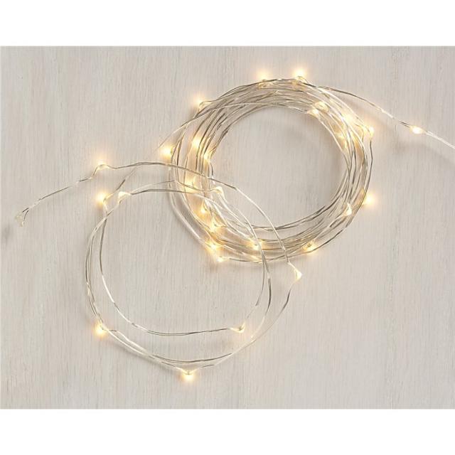 Twinkle Silver 50' String Lights