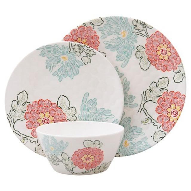 Threshold™ Floral 12 Piece Dinneware Set product details page