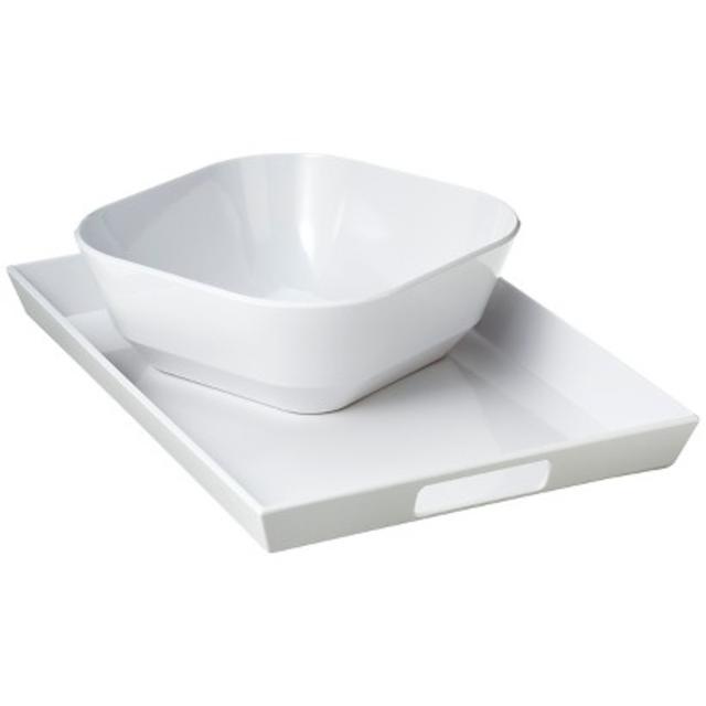 Room Essentials™ Plastic Serveware White Collection