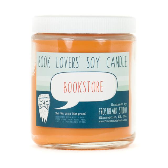 Book Lovers Soy Candle- Bookstore